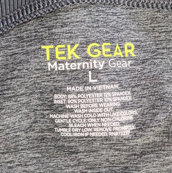 TEK GEAR, Maternity Racerback Workout Tank. Size Large. EUC. - Picture 6 of 6